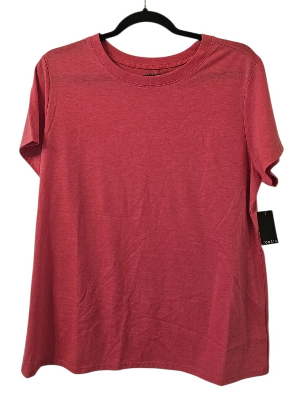 Pink Torrid Women's Everyday Signature Jersey Crew Neck T-Shirt